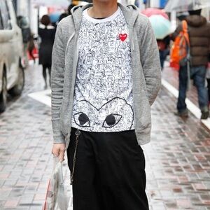 🍄HOST PICK x 2🍄Matt Groening x Comme des Garçons Play (CDG Play) Tee, Sz L